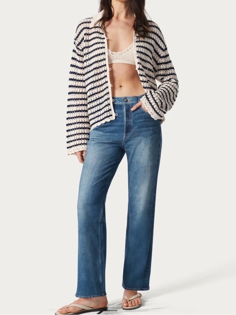 Rag & Bone Miramar Shea Ankle Relaxed Straight Pant